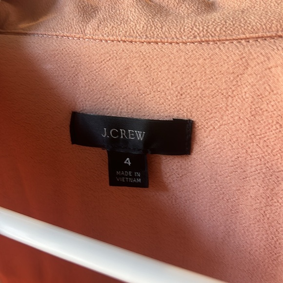 J.Crew Reimagined Dress, Button Dress, Women’s Size 4 Dress, Pink Peach J.Crew - Picture 7 of 12